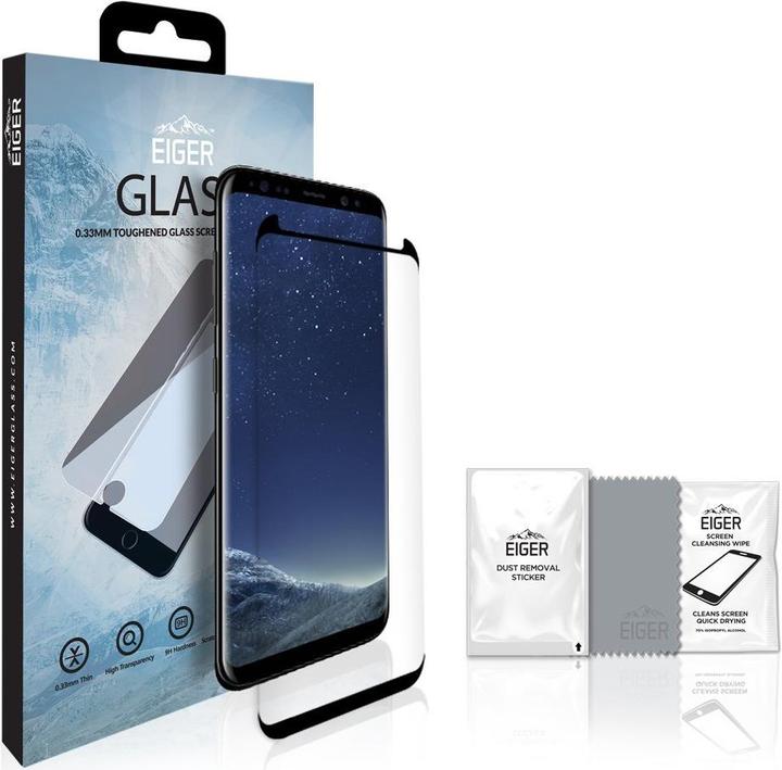Produktbild Eiger Mountain Glass Clear Edge (1 Stück, Samsung Galaxy S8+)