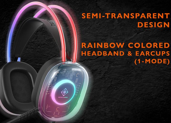 Actual product image Deltaco Gaming Headset (Cable)