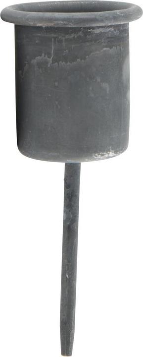 Produktbild Novaliv 4x Stabkerzenhalter grau I Kerzenpick 7,1 x Ø 2,8 cm Kerzenstecker für