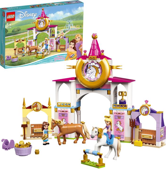 Actual product image LEGO Disney Princess 43195 Belle & Rapunzel horse stable (43195, LEGO Disney)
