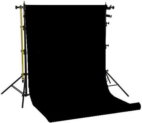 Image du produit Falcon Eyes Système de fond SPK-1Z y compris 1 rouleau noir 1,35x11 m (135 cm, 1100 cm)