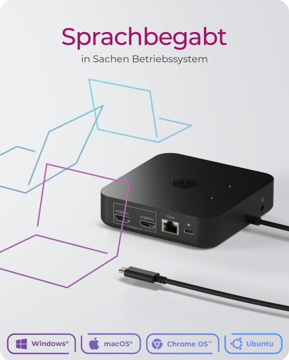 Produktbild Icy Box ICY BOX Vielseitige Multiport-Dockingstation, Dual 4K Display Dock, IB-DK4090-C (USB-C, 12 Ports)