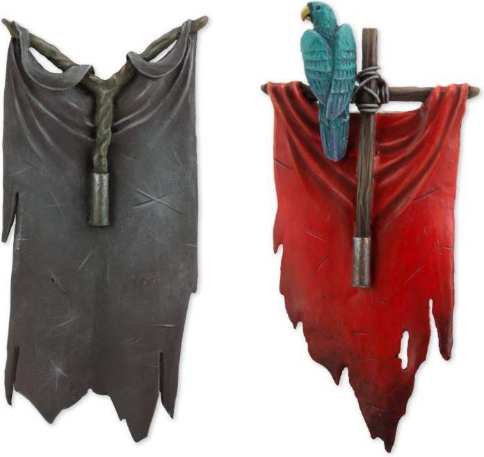 Produktbild Tabletop-Art Dekoration Banner – Set 2 - Pirates 2 Teile (Kunststoff)