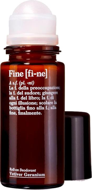 Actual product image [fì-ne] - Vetiver Geranium Deodorant Liquid Roll-on (Roll-on, 50 ml)