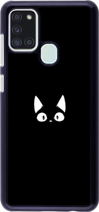 Produktbild PhoneLook Hülle Funny cat on black (Samsung Galaxy A21s)