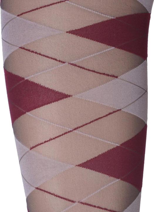 Immagine prodotto Levee Fashion Raute Collant moda, colore 640 grey-bordeaux, taglia 44-46 (20 DEN, 44 - 46)