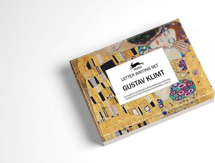 Actual product image Gustav Klimt stationery (A5, 40 x)
