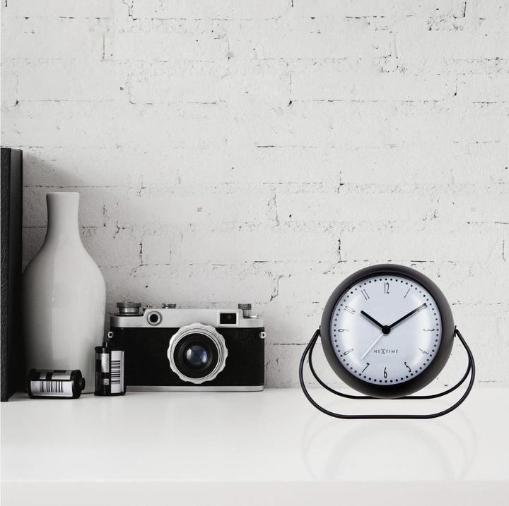 Actual product image Nextime Classic alarm clock Bubble Black, Functions: Alarm