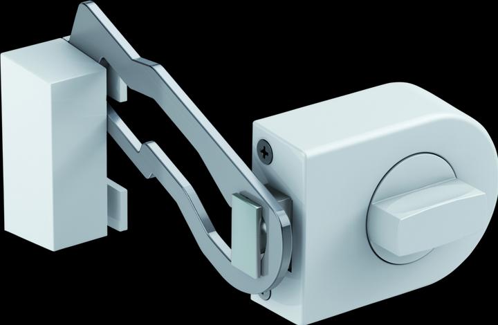 Image du produit Olympia Serrure supplémentaire de porte avec étrier de blocage RS 50 R