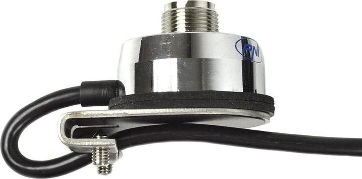 Actual product image PNI VHF285 antenna package for taxi 134-174 MHz and T941 antenna mounting bracket on the boot