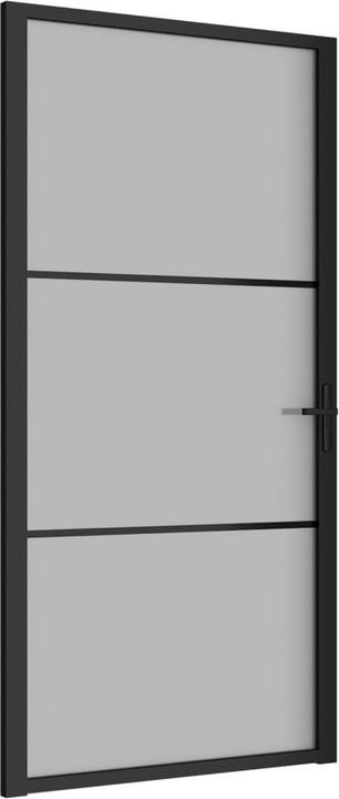 Produktbild Diverse Hardware Innentür 102,5x201,5 cm Schwarz Mattglas und Aluminium