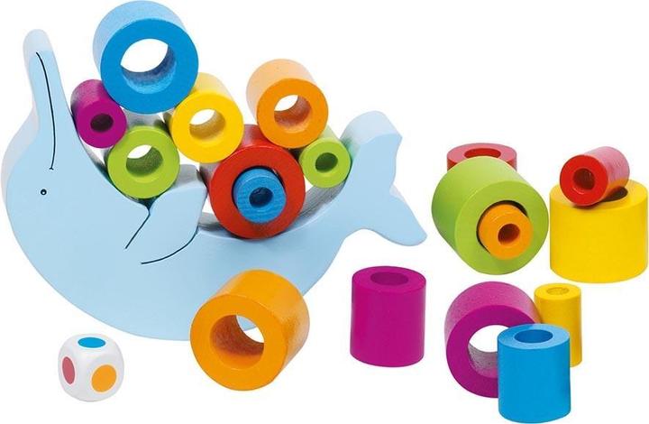 Actual product image Goki Balancing game dolphin (German)