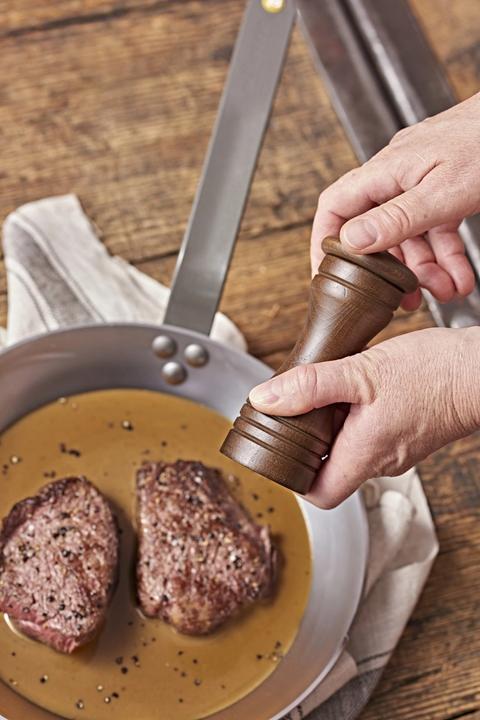 Produktbild de Buyer Box Teaklover Mineral B 26+Zange+Mühle (26 cm, Bratpfanne, Stahl)