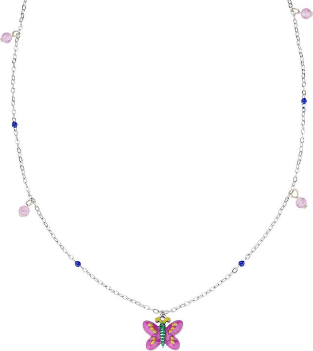 Amen Junior Pink Butterfly Halskette