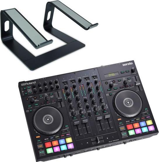 Actual product image Roland DJ-707M DJ Controller with Stand Black