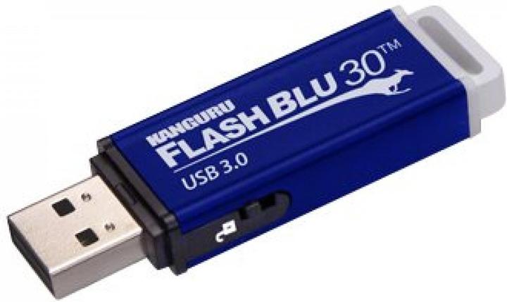 Actual product image Kanguru FlashBlu30 USB 3.0 with Write Protect Switch (64 GB)
