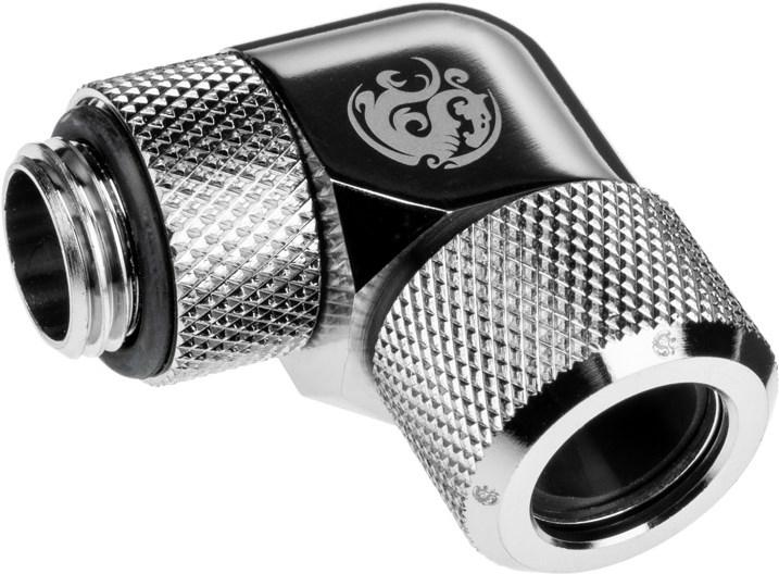 Produktbild Bitspower Advanced Adapter 90 Grad G1/4 Zoll AG auf 12mm AD Hardtube - drehbar