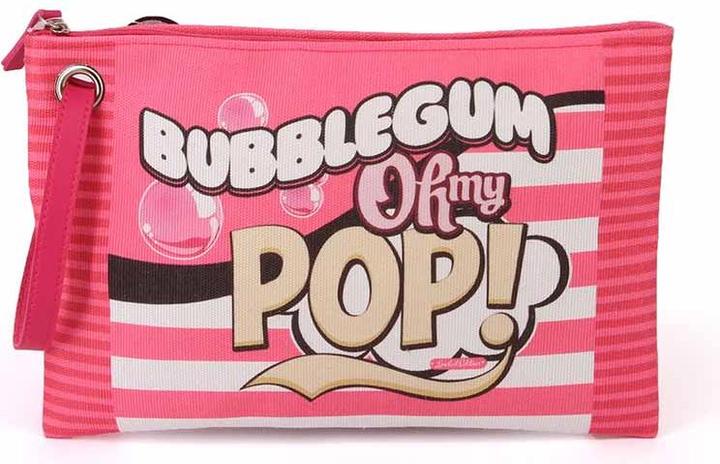 Actual product image Oh My Pop! Sunny Toiletry Bag Bubblegum