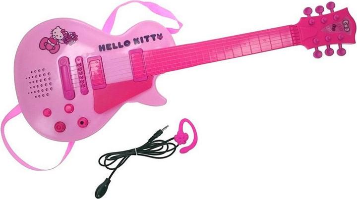 Image du produit Hello Kitty Guitare pour enfants Micro Rose Électronique