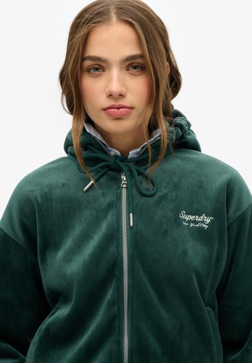Image du produit Superdry Sweat à capuche zippé en velours Country Club (16)
