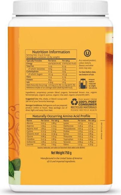 Produktbild Sunwarrior Protein Classic Plus Bio (Schokolade, Natural, 1 Stk., 750 g)