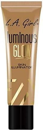 Actual product image L.A. Girl Cosmetics Luminous Glow Skin Illuminator Sunlit 16 Ounce (Sunlit, Highlighter)