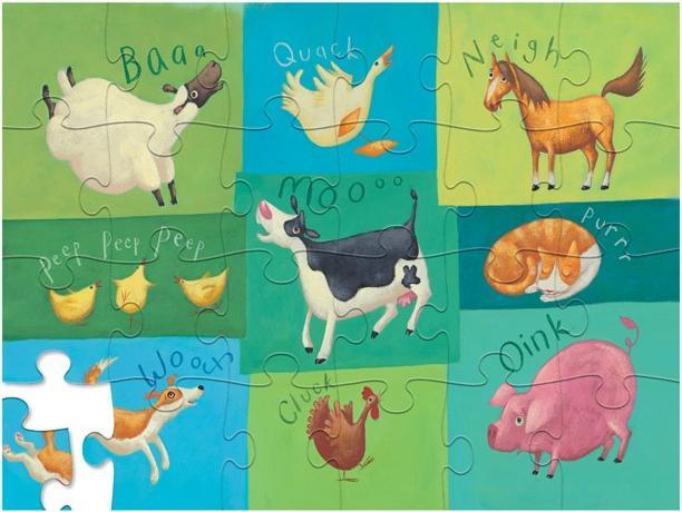 Actual product image Crocodile Creek Floor Puzzle 24 pc, Farm (24 pieces)