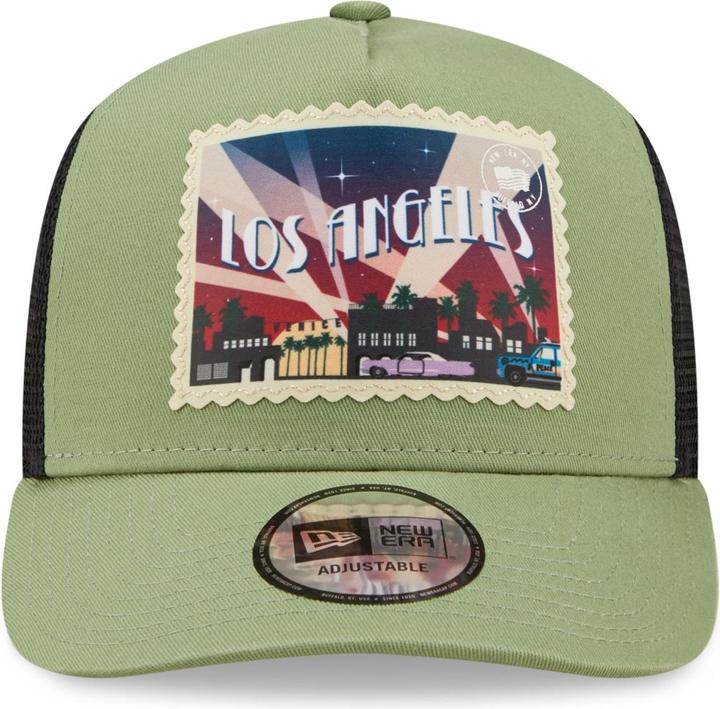 Actual product image New Era Aframe Trucker Postcard Los Angeles (One size)