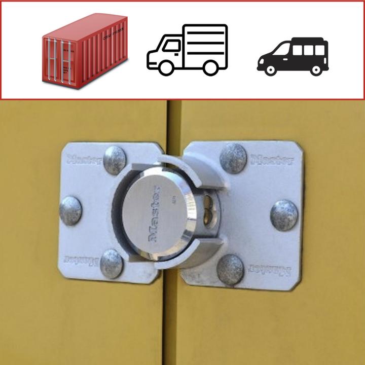 Actual product image Master Lock Padlock with heavy duty shackle 736EURD