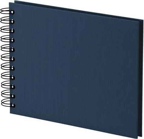 Produktbild Rössler Fotoalbum S.O.H.O. Navy Dunkelblau, Schwarze Seiten (19.5 x 14.5 cm)