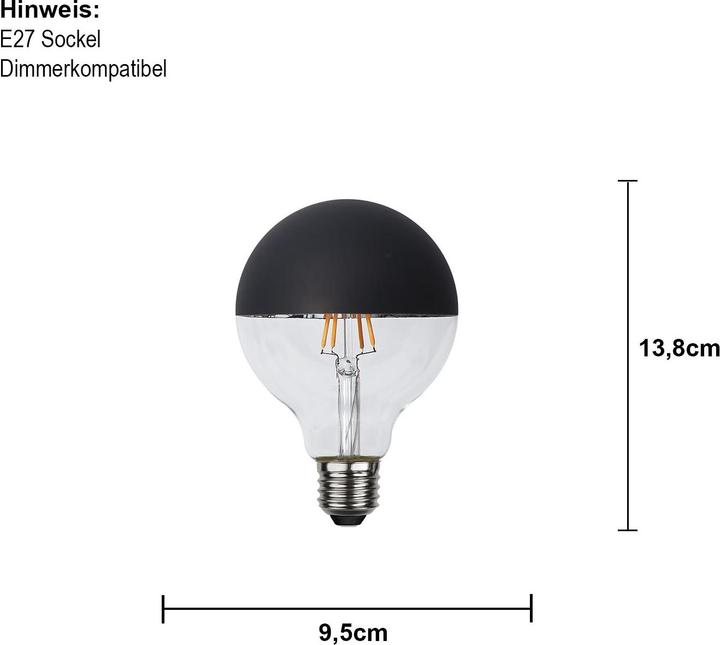 Actual product image Schönenberger Coated (E27, 2.80 W, 260 lm, 1 x, F)