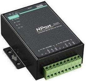 Moxa NPORT 5232I-T - 2-port RS-422485 device server with 2 kV optical isolation