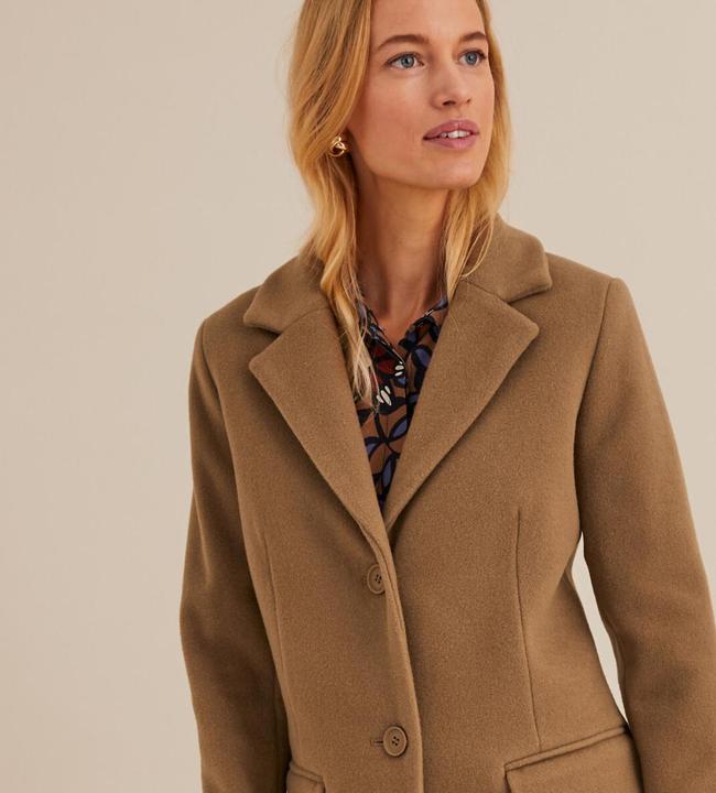 Actual product image Anne Weyburn Half-length coat with button fastening (34)
