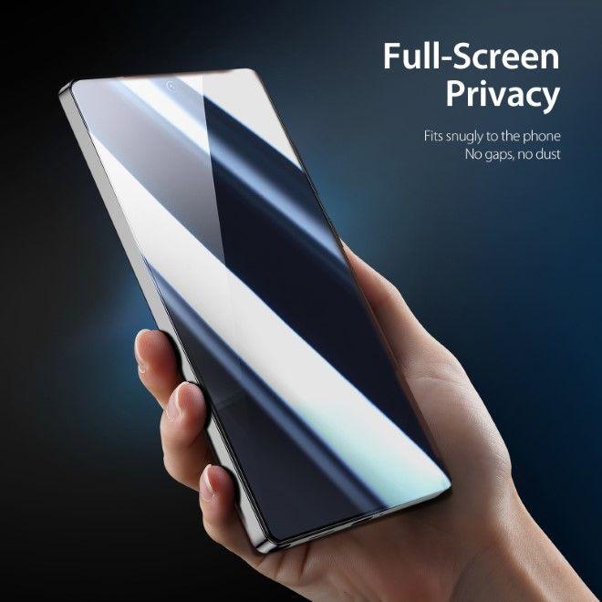 Actual product image Dux Ducis Schutzglas mit Privacy Sichtschutz (1 Piece, Samsung Galaxy S25 Ultra)