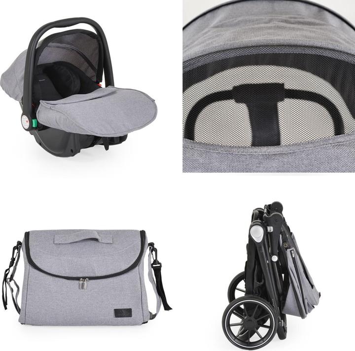 Actual product image Cangaroo 3 in 1 Christiano pushchair