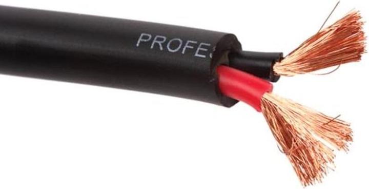Cables HIGH QUALITY SPEAKER WIRE - BLACK - 2 x 2.50 mm² - 100 m (100 m, 2.50 mm²)