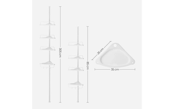 Actual product image Songmics Shower (35 x 25 x 305 cm)