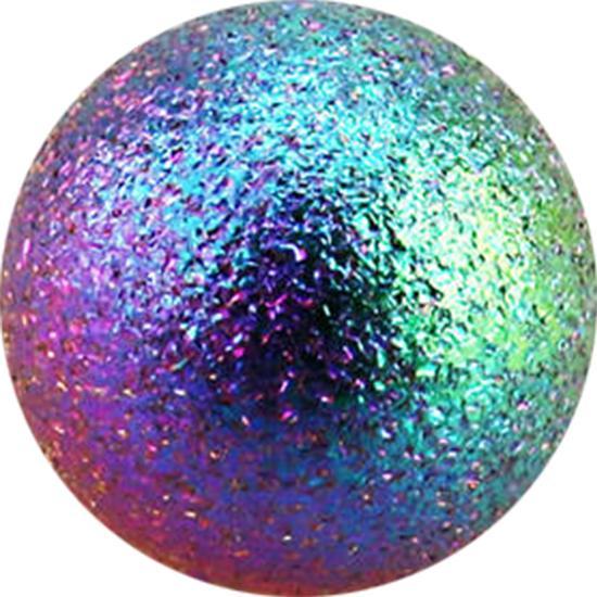 Star Piercing Micro Kugel farbig gesprenkelt (ohne Messing, Chirurgenstahl 316L)