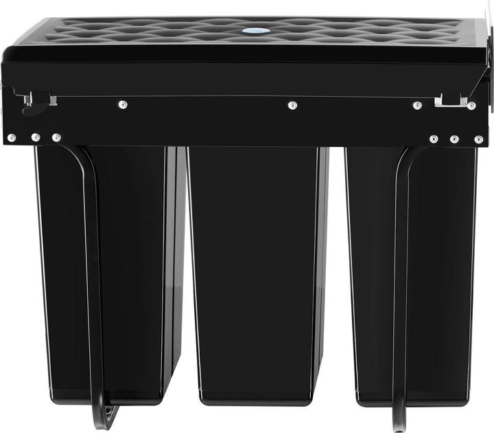 Image du produit tectake Abfallsammler Ashlyn, 3-fach Trennung, 30L, Teleskopschienen (30 l)