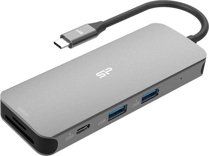 Productafbeelding Silicon Power Draadloze SR30 8in1 (USB-C, 8 Havens)
