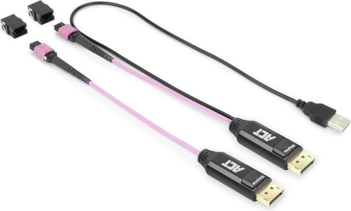 Adaptateur DisplayPort vers MTP/MPO pour étendre une connexion DisplayPort jusqu'à 8K@60Hz (DisplayPort)