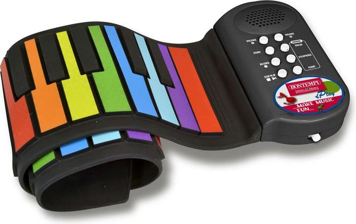Produktbild Bontempi Piano roll up 37 tasti con note colorate