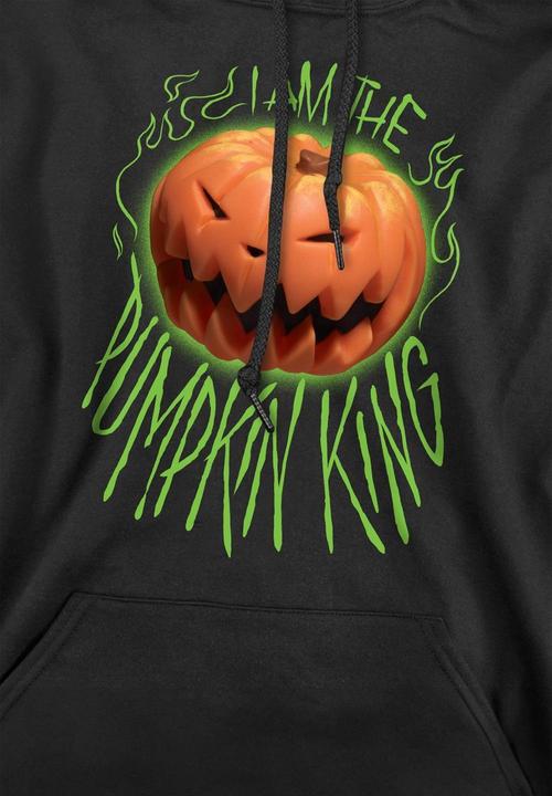 Immagine prodotto The Nightmare Before Christmas I Am The Pumpkin King Felpa con Cappuccio Uomo (L)