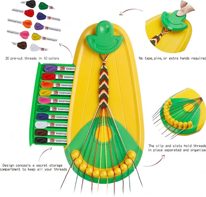 Image du produit Splash & Fun Kit de bricolage pour bracelets d'amitié