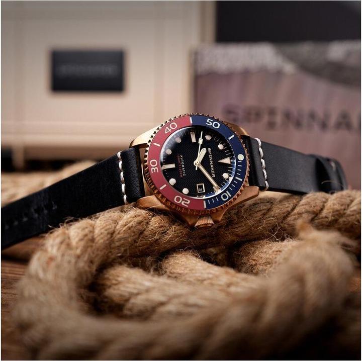 Produktbild Spinnaker SP-5060-08 Tesei Bronze Swiss (Taucheruhr, Lünette drehbar links, 40 mm)