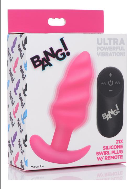 Immagine prodotto XR Brands 21X Plug anale vibrante in silicone con Remotel