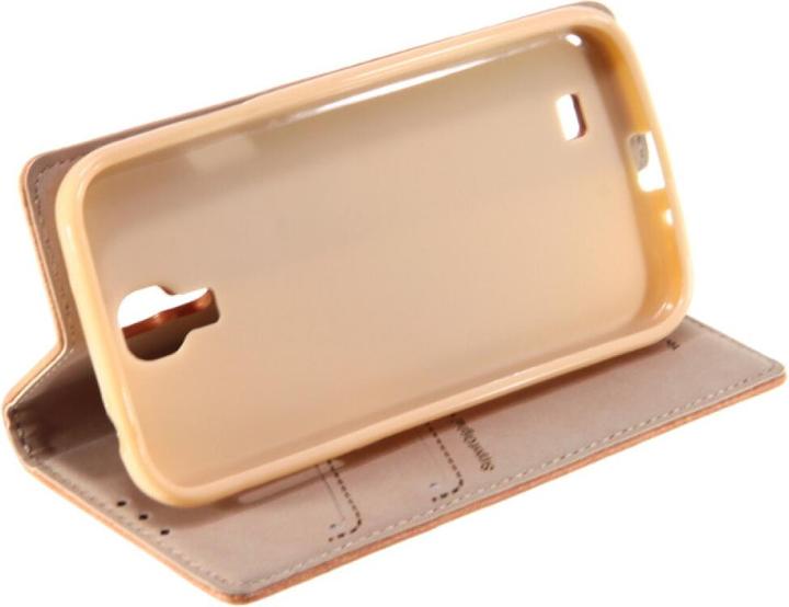 Produktbild Royal VKB Book Case Royal for Galaxy S4 - Gold (Samsung Galaxy S4, Samsung Galaxy S4 Active)