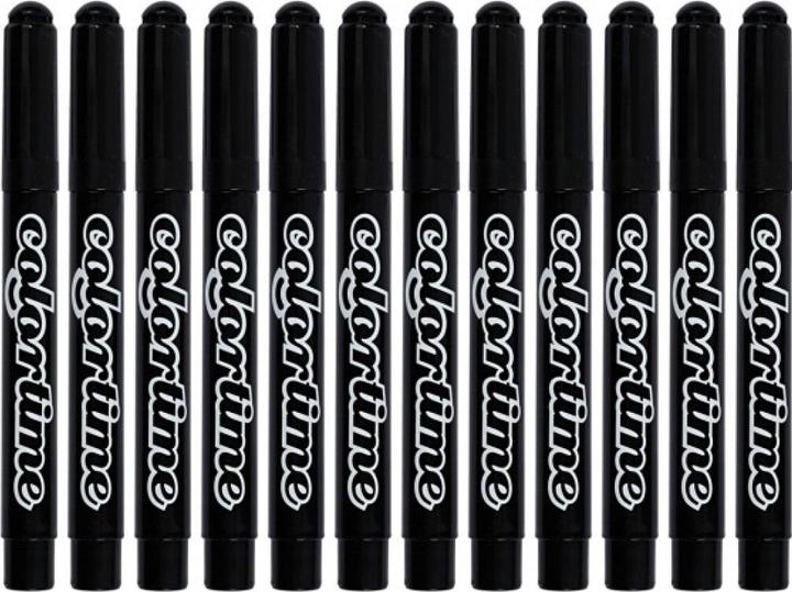 Actual product image Creativ Company Zwarte Jumbo Pens, 12pcs. (Black, 5 mm, 12 x)