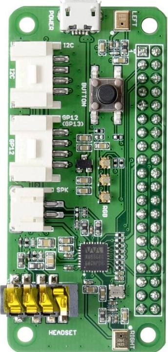 Image du produit Seeed Studio ReSpeaker 2-Mics HAT pour Raspberry Pi 107100001