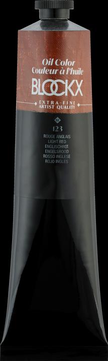 Actual product image BlockX Extra fine oil paint (English Red, 200 ml)